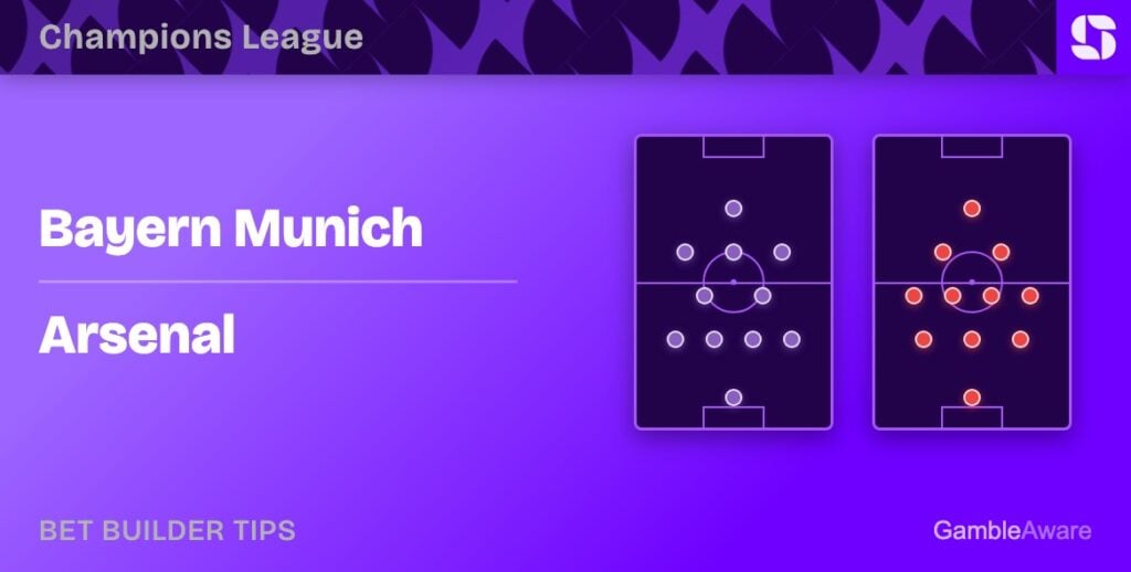 Bayern Munich vs Arsenal bet builder tips