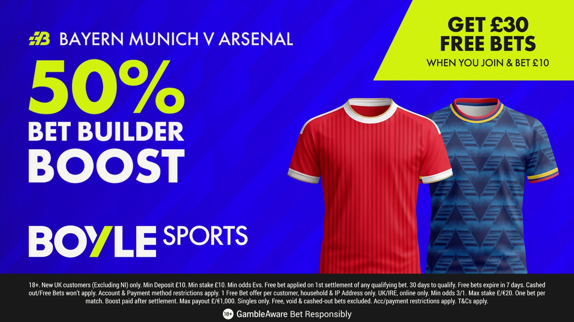 BoyleSports Bayern Munich vs Arsenal offer