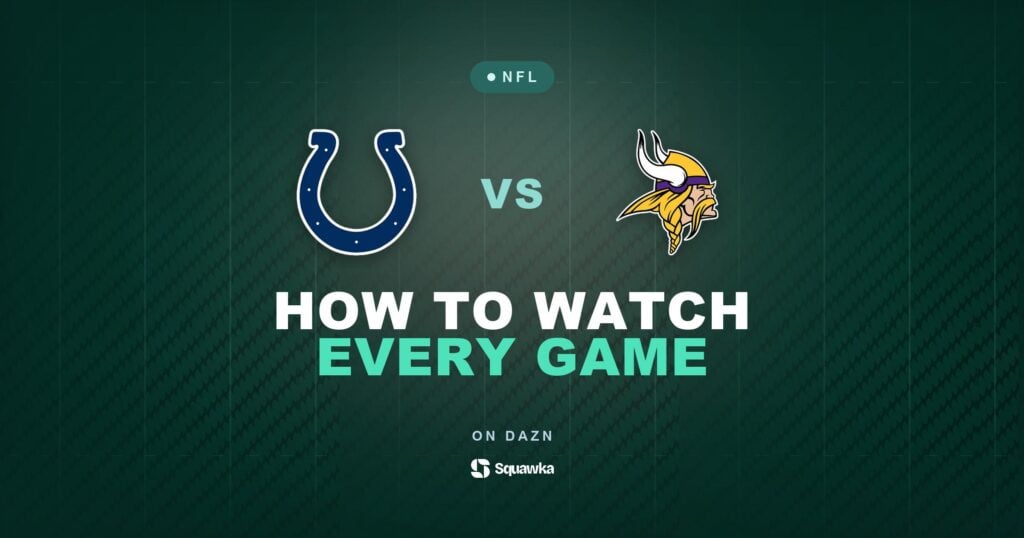 How to watch Indianapolis Colts vs Minnesota Vikings live in the UK on DAZN in Week 7 of the 2026 NFL season