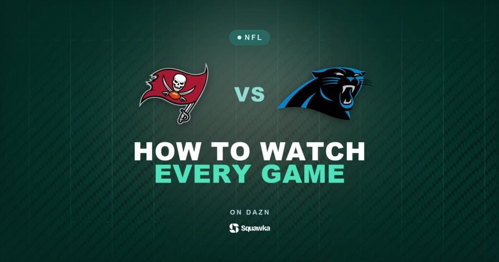 How to watch Tampa Bay Buccaneers vs Carolina Panthers live in the UK on DAZN in Week 7 of the 2026 NFL season