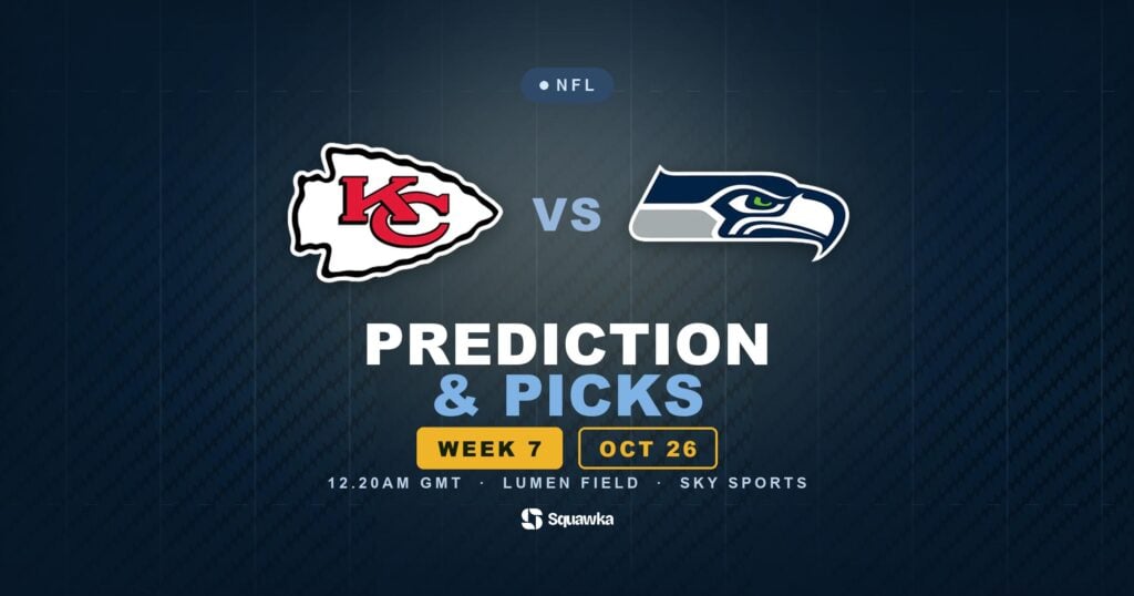 Kansas City Chiefs vs Seattle Seahawks prediction, picks and odds for Week 7 of the 2026 NFL season