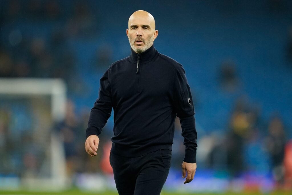 Man City head coach Enzo Maresca