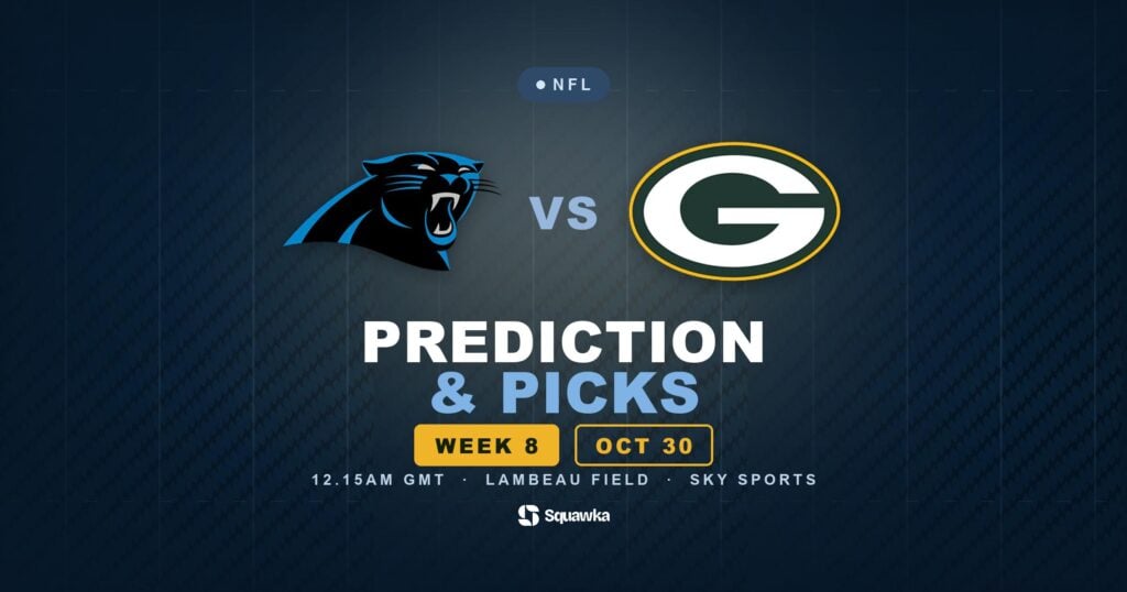Carolina Panthers vs Green Bay Packers prediction, picks and odds for Week 8 of the 2026 NFL season