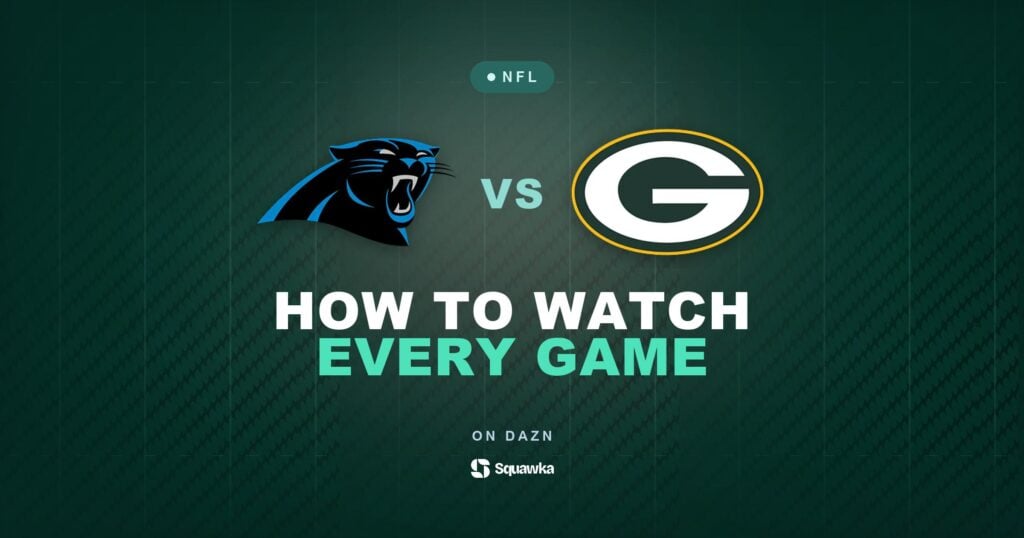 How to watch Carolina Panthers vs Green Bay Packers live in the UK on DAZN in Week 8 of the 2026 NFL season