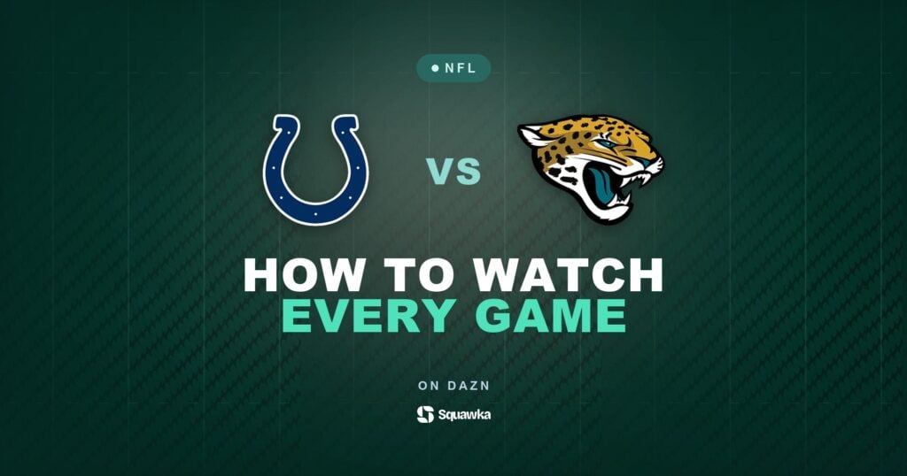 How to watch Indianapolis Colts vs Jacksonville Jaguars live in the UK on DAZN in Week 8 of the 2026 NFL season