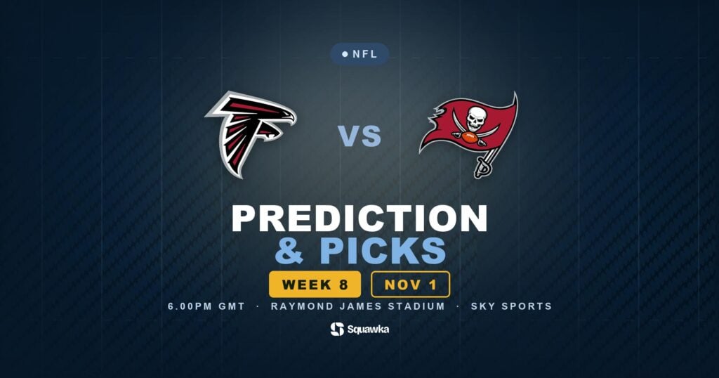 Atlanta Falcons vs Tampa Bay Buccaneers prediction, picks and odds for Week 8 of the 2026 NFL season