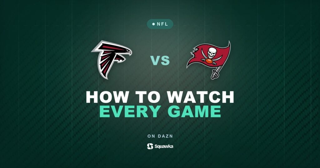 How to watch Atlanta Falcons vs Tampa Bay Buccaneers live in the UK on DAZN in Week 8 of the 2026 NFL season