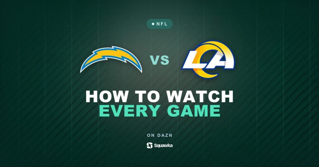 How to watch Los Angeles Chargers vs Los Angeles Rams live in the UK on DAZN in Week 8 of the 2026 NFL season