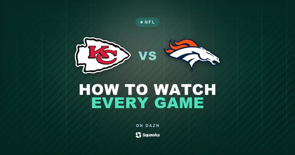 How to watch Kansas City Chiefs vs Denver Broncos live in the UK on DAZN in Week 8 of the 2026 NFL season