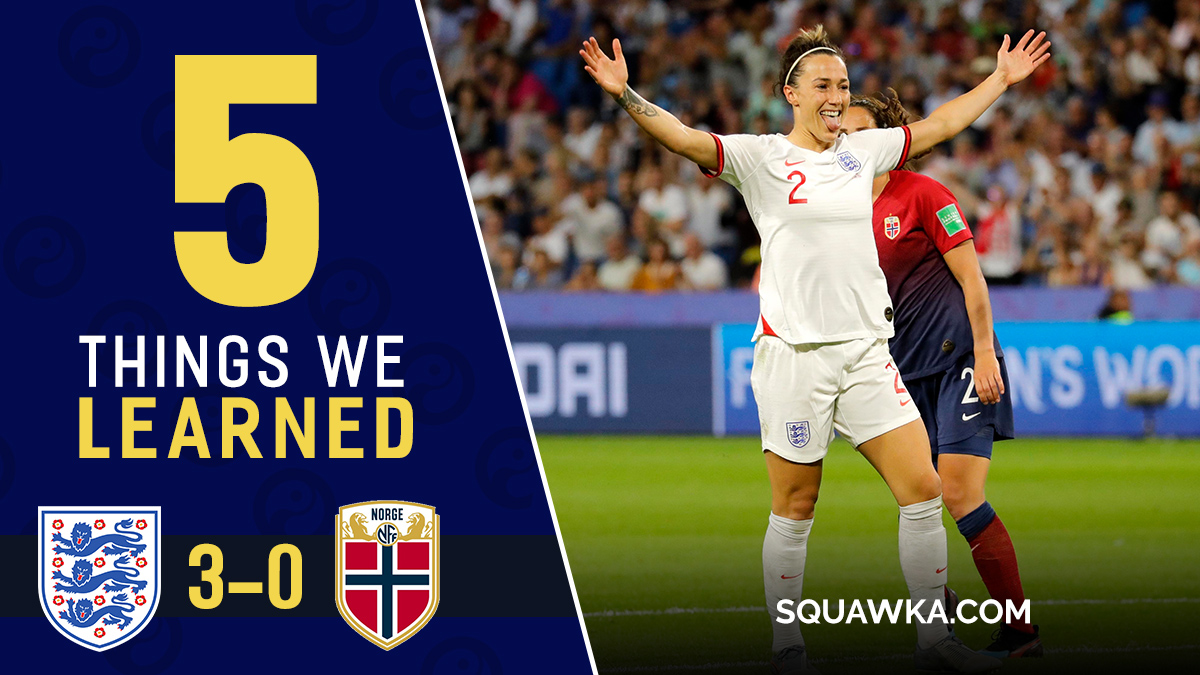 Five Things Learned As England Beat Norway 3 0 In World Cup Quarter final