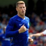 Chelsea midfielder Ross Barkley in action