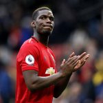 Manchester United midfielder Paul Pogba applauds fans after 4-0 win over Chelsea