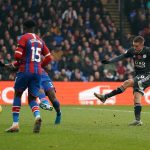 Vardy goal Palace