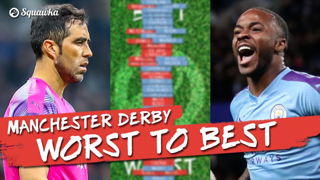 Man City vs Man Utd Ranking List
