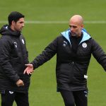 Arteta assists Guardiola in Man City training