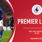 Top Premier League players for goals and assists in 2019, calendar year