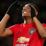 Manchester United's Anthony Martial rues a missed chance during the FA Cup third round replay match at Old Trafford, Manchester.