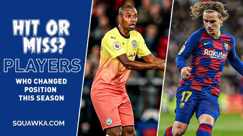 Players who changed position this season