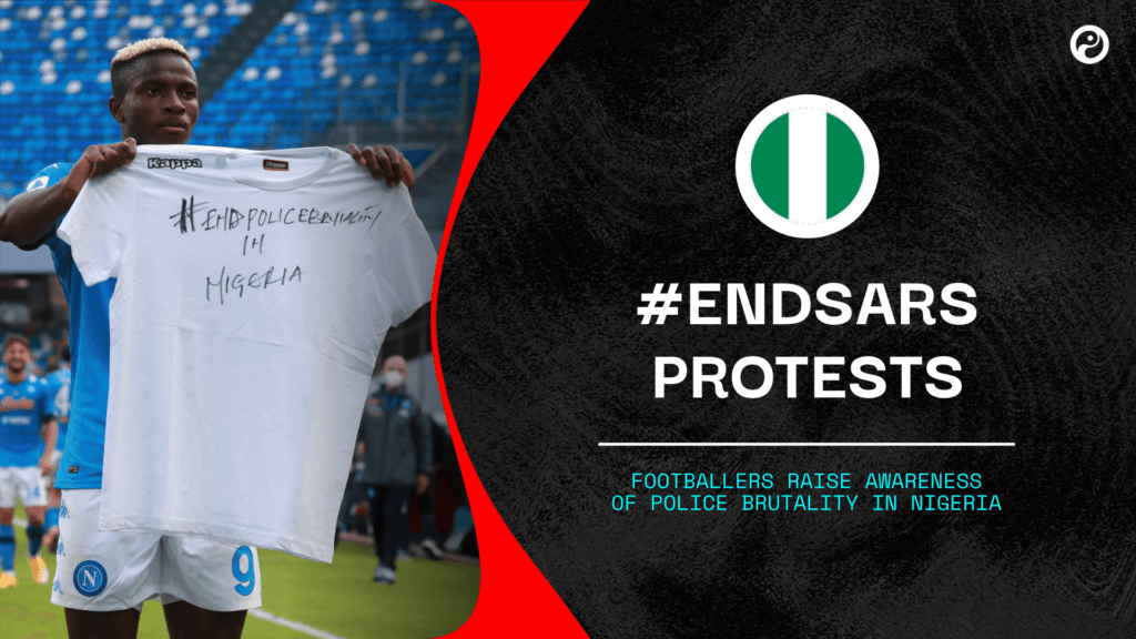 End Sars protests Nigeria footballers support