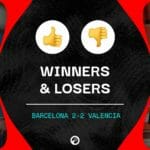 Barcelona 2-2 Valencia: Winners and Losers as Messi makes more history