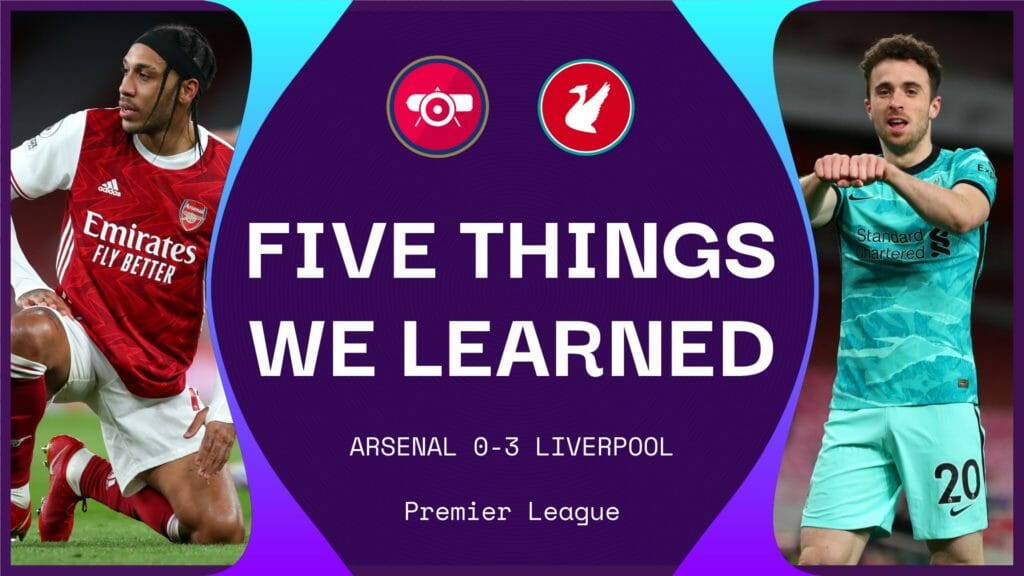 Arsenal 0-3 Liverpool: Diogo Jota is the gamechanger