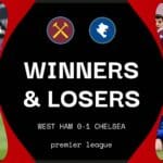 "They are so impressive" - Winners and Losers as Chelsea shut down 10-man West Ham to take control of fourth place