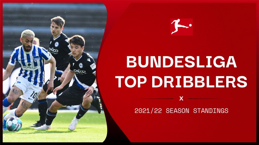 Most take-ons completed: Bundesliga 2021/22 season