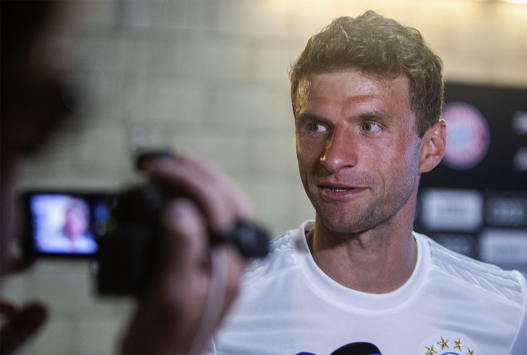 Thomas Muller offers utterly bizarre response when quizzed on Ealing Haaland’s transfer links to Bayern Munich