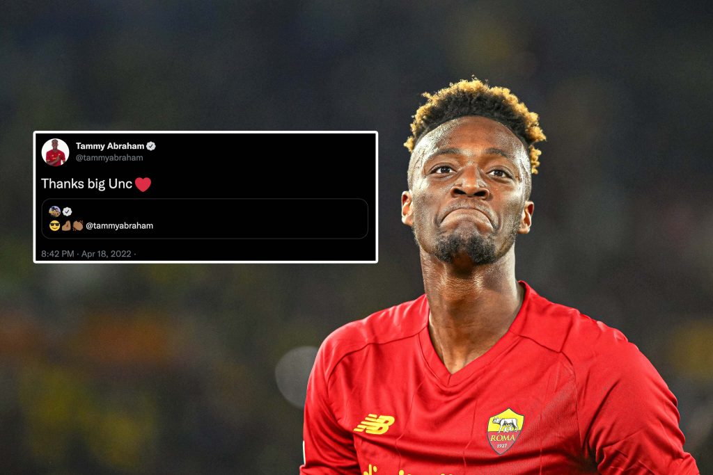 Ian Wright lauds “King of Rome” Tammy Abraham after backheel assist against Napoli