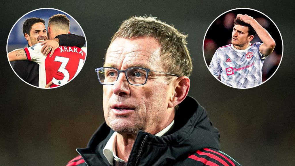 Ralf Rangnick uses Arsenal example in warning to Man Utd players who don't fit Ten Hag's style
