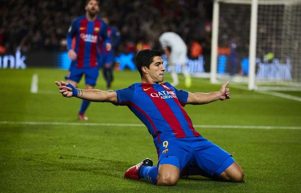 Suarez barcelona legend