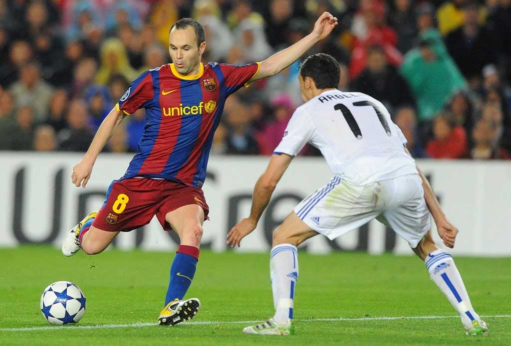 Iniesta bij Barcelona