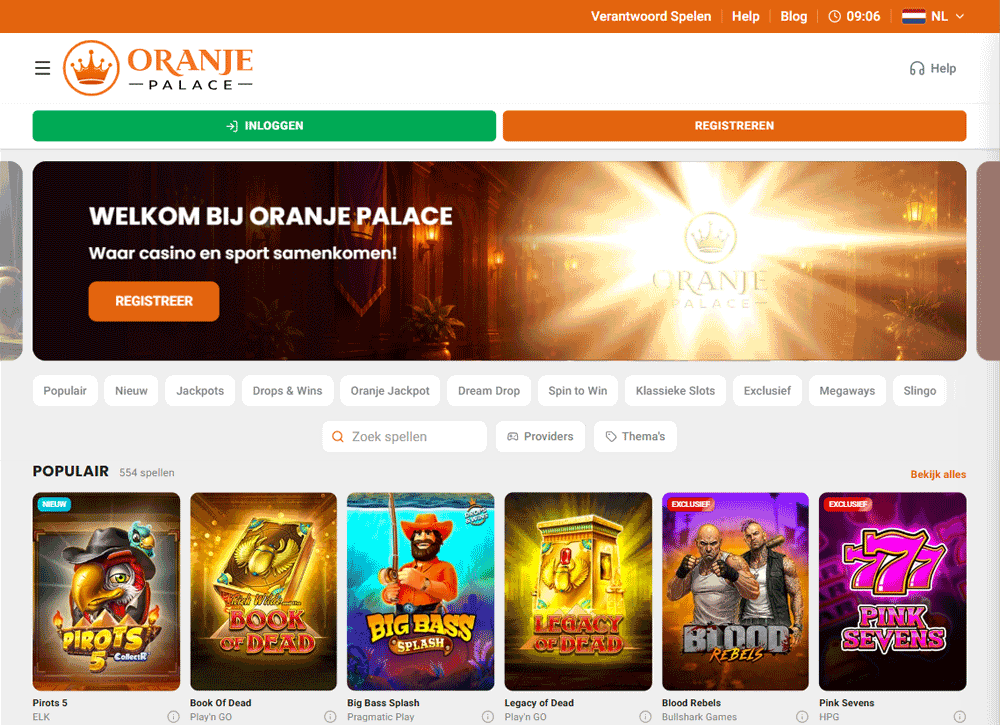 Oranje Palace, de vernieuwde opvolger van Goldrun