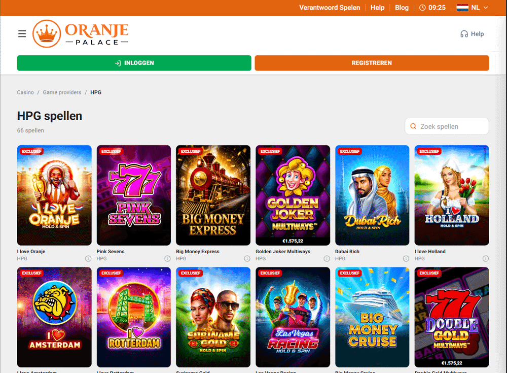 Holland Power Gaming: exclusief bij Oranje Palace