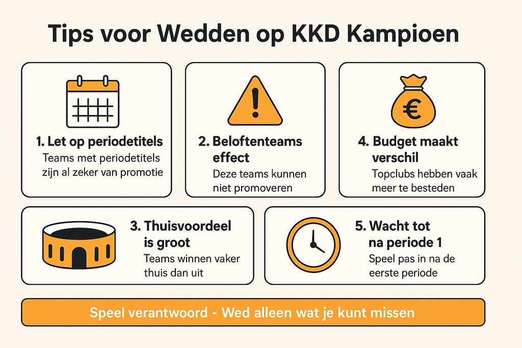 tips wedden kampioen eerste divisie