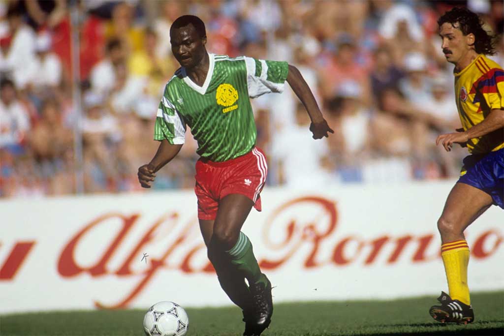 roger milla cult held wk 1994 dansje kameroen