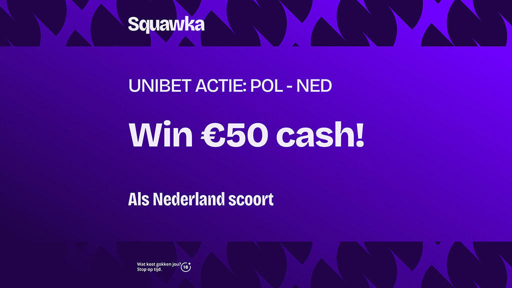 unibet actie polen nederland uniboost 50x inzet oranje scoort