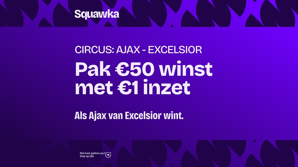 circus ajax excelsior wedden super odds 50x