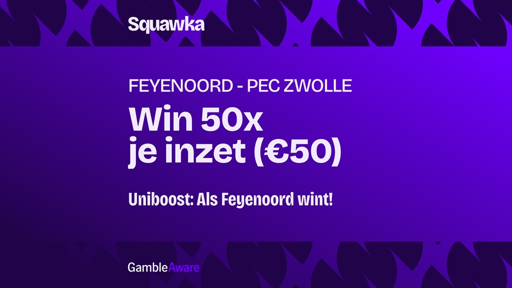 unibet feyenoord pec zwolle wedden actie