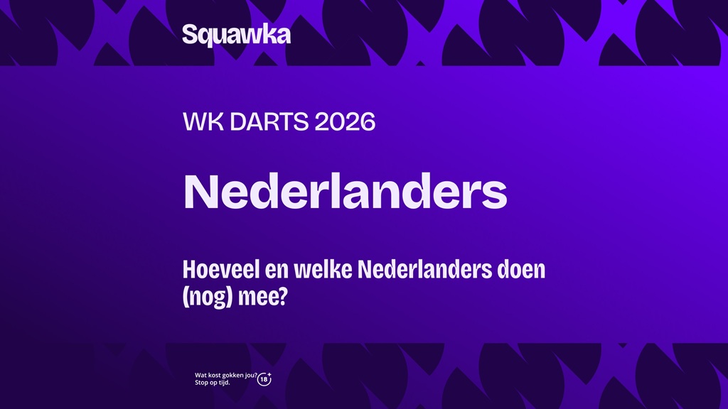 nederlanders wk darts 2026 hoeveel en welke
