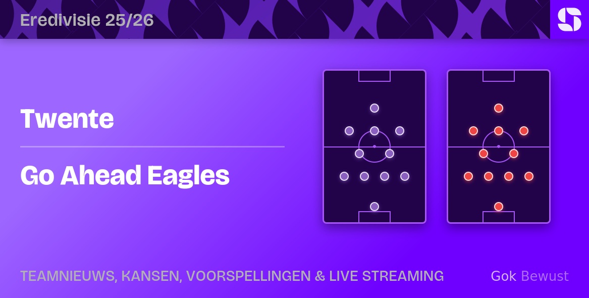 Twente vs Go Ahead Eagles Opstellingen & Statistieken