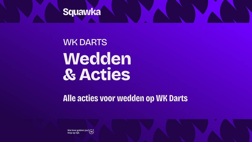 wk darts wedden bookmakers acties