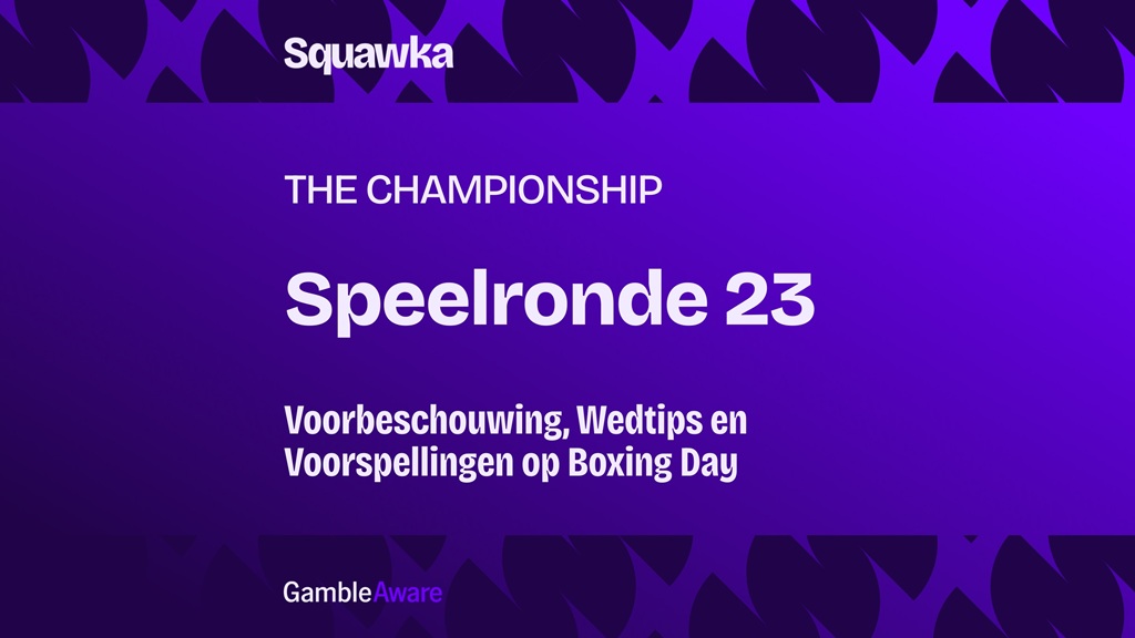 championship wedstrijden boxing day voorspelling waar kijken