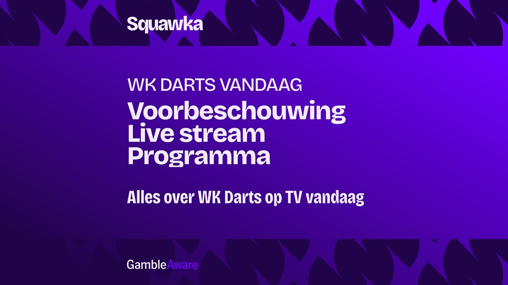 wk darts op tv vandaag darten kijken