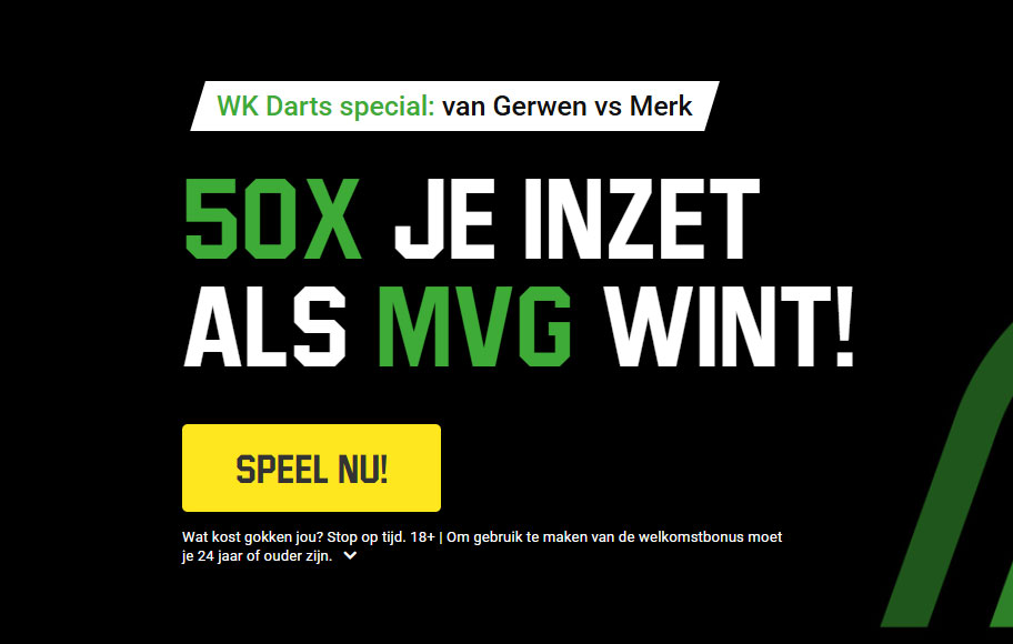 michael van gerwen arno merk wedden voorspelling unibet