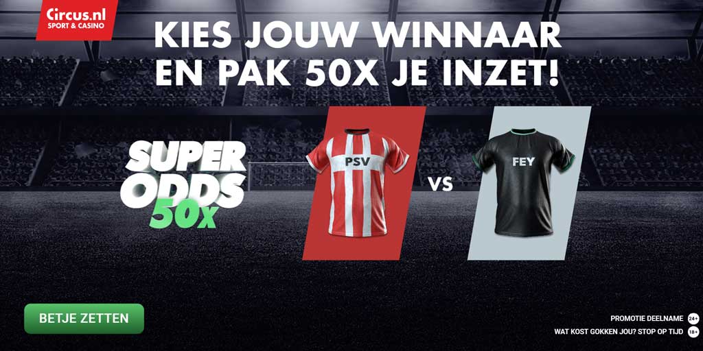 PSV-Feyenoord-Super-Odds-50x