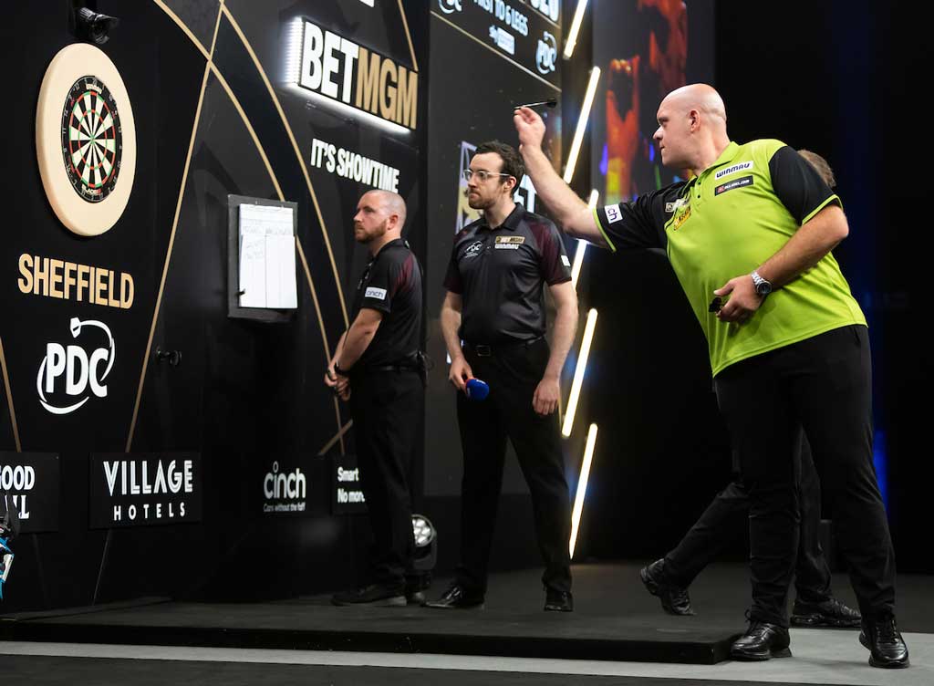 michael van gerwen premier league darts kijken