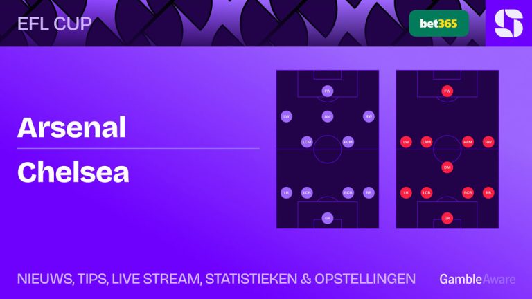 Arsenal - Chelsea Live Stream, Opstellingen & Tips