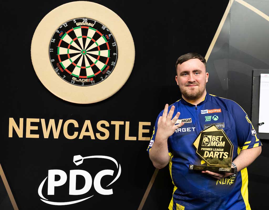 luke littler premier league darts newcastle