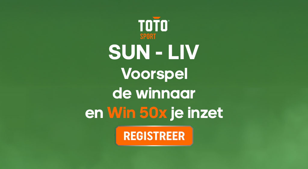 Sunderland-Liverpool-TOTO-Actie-50x-voorspelling